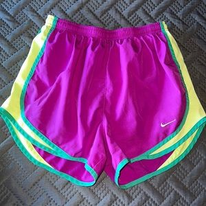 Purple Nike athletic shorts, size small